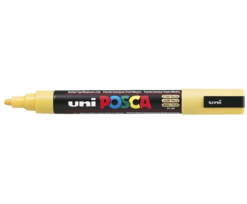 POSCA uni PC-5M marcador 1 pieza(s) Punta redonda Amarillo