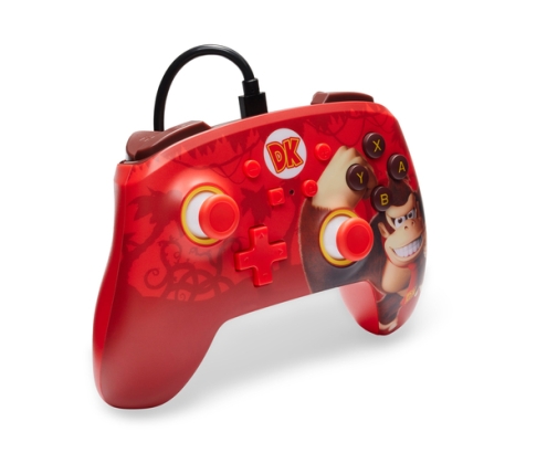 PowerA Enhanced Rojo USB Gamepad Analógico/Digital Nintendo Switch, Nintendo Switch OLED