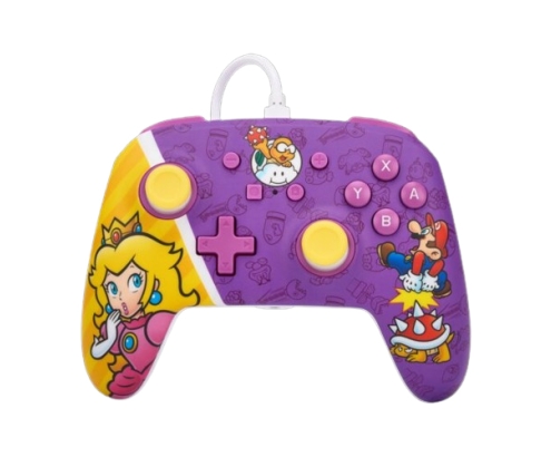 PowerA NSGP0092-01 mando y volante Púrpura, Rojo, Amarillo USB Gamepad Nintendo Switch