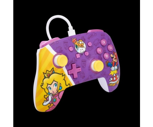 PowerA NSGP0092-01 mando y volante Púrpura, Rojo, Amarillo USB Gamepad Nintendo Switch