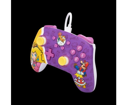 PowerA NSGP0092-01 mando y volante Púrpura, Rojo, Amarillo USB Gamepad Nintendo Switch