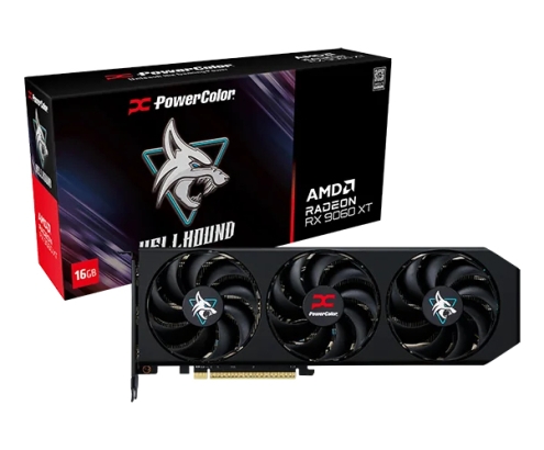 PowerColor Hellhound AMD Radeon RX 9060 XT 16GB GDDR6