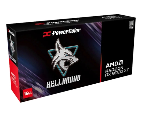 PowerColor Hellhound AMD Radeon RX 9060 XT 16GB GDDR6