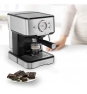 Princess 249412 Cafetera expreso y capsulas 1100w 1.5l negro acero inoxidable 