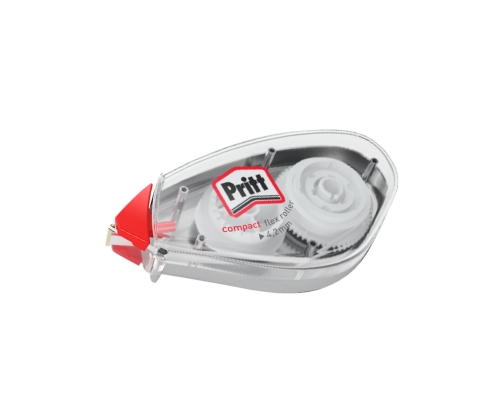 Pritt Compact Flex corrección de películo/cinta 10 m Rojo, Transparente, Blanco 1 pieza(s)