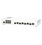 QNAP QSW-M2106-4C switch Gestionado L2 2.5G Ethernet (100/1000/2500) Blanco