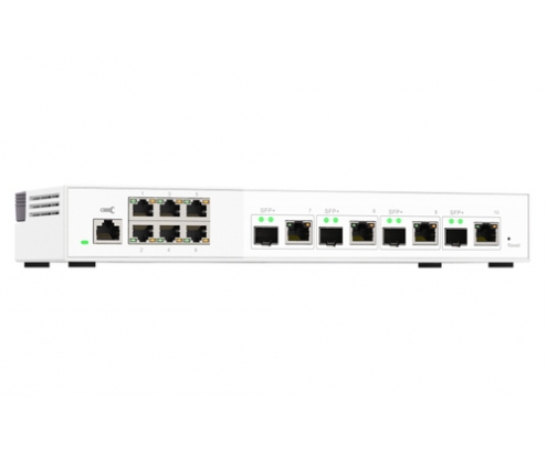 QNAP QSW-M2106-4C switch Gestionado L2 2.5G Ethernet (100/1000/2500) Blanco