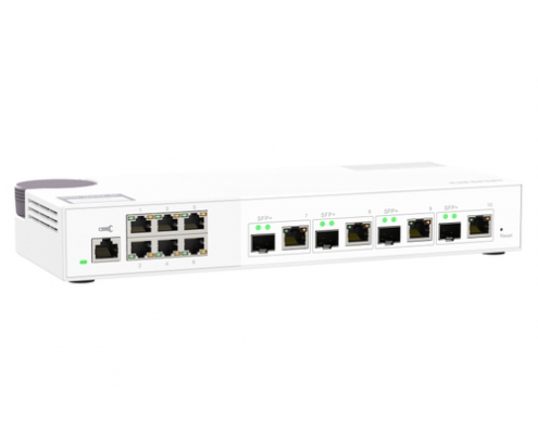 QNAP QSW-M2106-4C switch Gestionado L2 2.5G Ethernet (100/1000/2500) Blanco