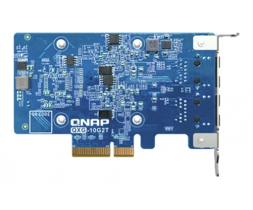 QNAP QXG-10G2T adaptador y tarjeta de red Interno Ethernet 10000 Mbit/s