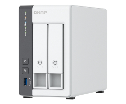 QNAP TS-216G servidor de almacenamiento NAS Torre Cortex-A Cortex-A55 4 GB Unidad de disco duro Blanco