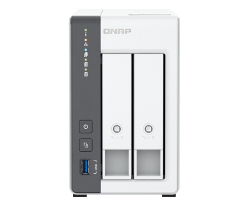 QNAP TS-216G servidor de almacenamiento NAS Torre Cortex-A Cortex-A55 4 GB Unidad de disco duro Blanco