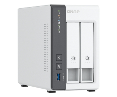 QNAP TS-216G servidor de almacenamiento NAS Torre Cortex-A Cortex-A55 4 GB Unidad de disco duro Blanco