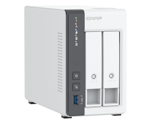 QNAP TS-216G servidor de almacenamiento NAS Torre Cortex-A Cortex-A55 4 GB Unidad de disco duro Blanco