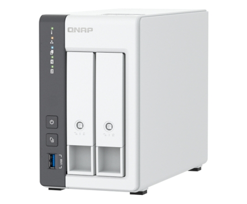 QNAP TS-216G servidor de almacenamiento NAS Torre Cortex-A Cortex-A55 4 GB Unidad de disco duro Blanco
