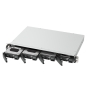 QNAP TS-433eU NAS Bastidor (1U) Cortex-A Cortex-A55 4 GB 0 TB QNAP Turbo System Negro