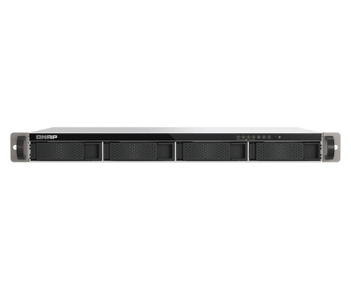 QNAP TS-433eU NAS Bastidor (1U) Cortex-A Cortex-A55 4 GB 0 TB QNAP Turbo System Negro