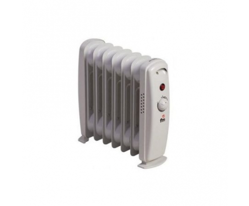 RADIADOR FM 900W 7 ELEMENTOS TERMOSTATO SEGURIDAD TEMPERATURA REGULABLE RW-MINI