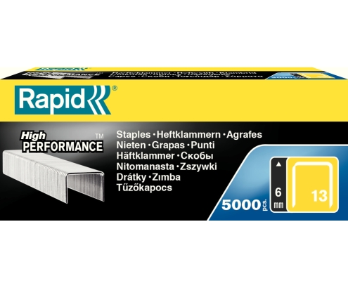 Rapid 11830700 grapa Paquete de grapas 5000 grapas