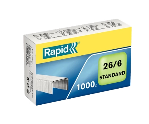 Rapid 24861300 grapa Paquete de grapas 1000 grapas