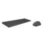 Rapoo 9700M teclado Ratón incluido Universal Bluetooth QWERTY Negro
