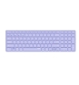 Rapoo E9700M teclado Oficina RF Wireless + Bluetooth QWERTY Inglés internacional Púrpura