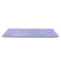 Rapoo E9700M teclado Oficina RF Wireless + Bluetooth QWERTY Inglés internacional Púrpura