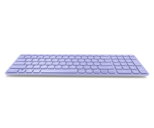 Rapoo E9700M teclado Oficina RF Wireless + Bluetooth QWERTY Inglés internacional Púrpura