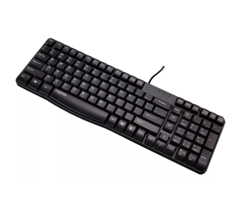 Rapoo N2400 teclado USB Portugués Negro