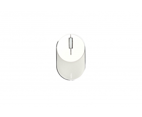 RAPOO Ratón inalámbrico, M600 Mini, Silencioso, Multimodo, Diseño ergonómico, Bluetooth, Color blanco 