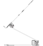 Rapoo UCS-5001 Soporte para ordenador portátil Plata