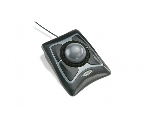 Raton kensington expert trackball con cable usb tipo-a optico negro 64325