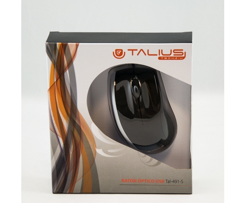 RATON TALIUS USB M491 NEGRO TAL-491 