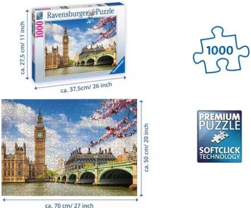 Ravensburger 88777 puzzle Puzzle rompecabezas 1000 pieza(s) Ciudad
