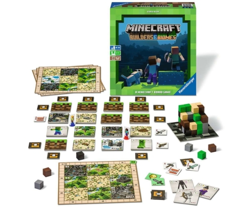 Ravensburger Minecraft Builders & Biomes Juego de mesa Juego de fichas