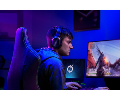 Razer Barracuda Pro Auriculares Inalámbrico y alámbrico Diadema Juego USB Tipo C Bluetooth Negro
