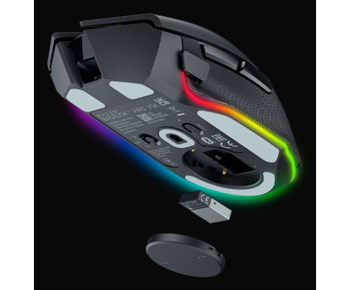 Razer Basilisk V3 Pro 35K ratón Juego mano derecha RF Wireless + Bluetooth + USB Type-A Óptico 35000 DPI