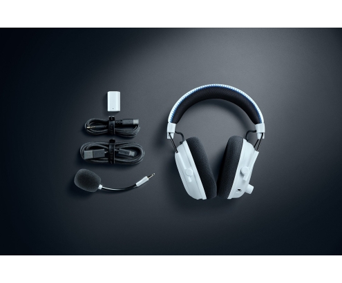 Razer BlackShark V3 Pro Auriculares Inalámbrico y alámbrico Diadema Juego USB tipo A Bluetooth Blanco
