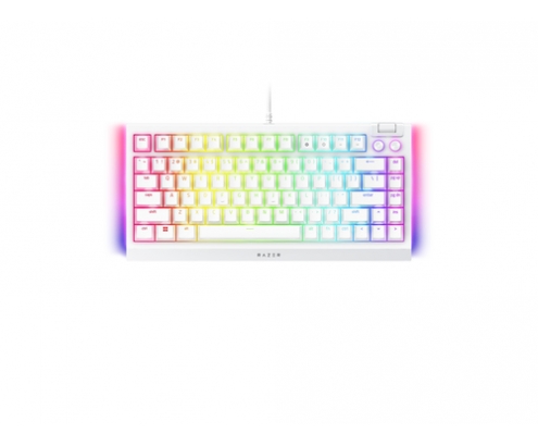 Razer BlackWidow V4 75% teclado USB QWERTY Inglés de EE. UU. Blanco