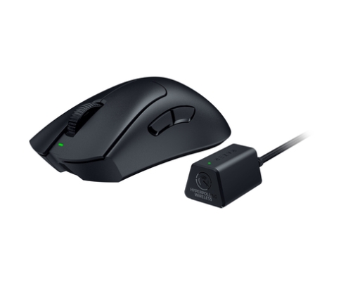 Razer DeathAdder V3 Pro ratón Juego mano derecha RF Wireless + USB Type-C Óptico 30000 DPI