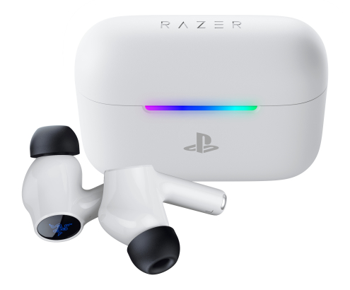 Razer Hammerhead V3 X HyperSpeed for PlayStation Auriculares Inalámbrico Dentro de oído Llamadas/Música Bluetooth Blanco