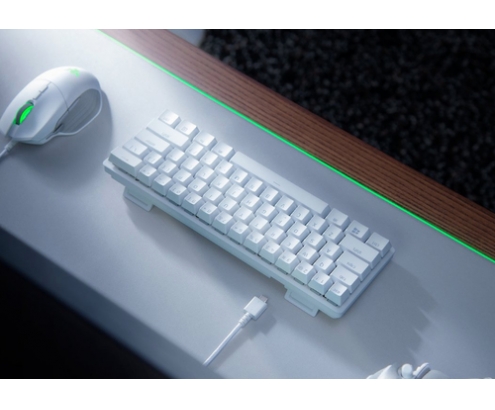 Razer Huntsman Mini teclado USB QWERTY Internacional de EE.UU. Blanco