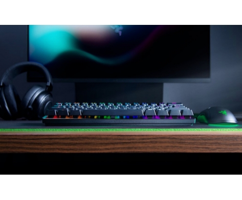 Razer Huntsman Mini teclado USB QWERTY Internacional de EE.UU. Blanco