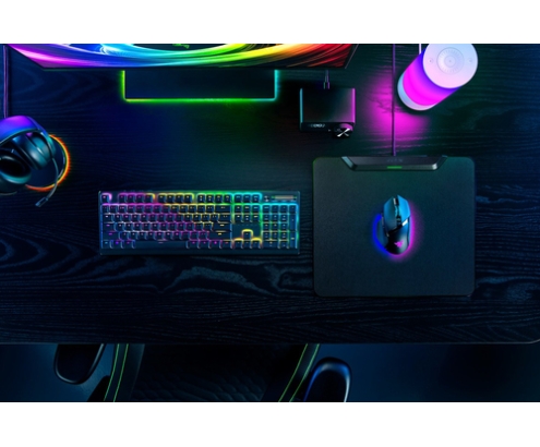 Razer HyperFlux V2 Alfombrilla de ratón para juegos Negro