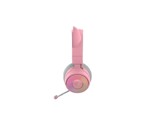 Razer Kraken Kitty V3 Pro - Quartz Auriculares Inalámbrico y alámbrico Diadema Juego USB tipo A Bluetooth Rosa
