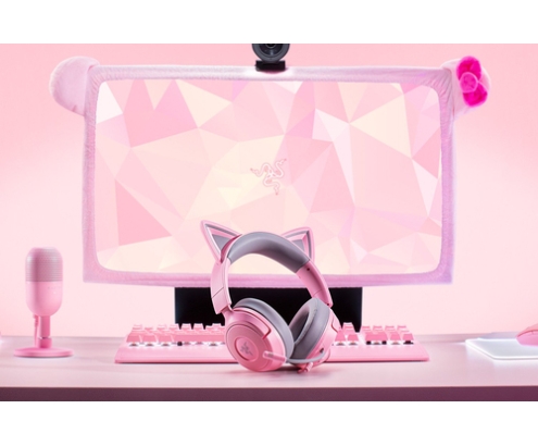 Razer Kraken Kitty V3 X Auriculares Alámbrico Diadema Juego USB tipo A Rosa