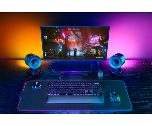 Razer Nommo V2 Pro Rango completo Negro Inalámbrico y alámbrico