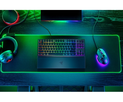 Razer Ornata V3 Tenkeyless teclado Juego USB QWERTZ Alemán Negro