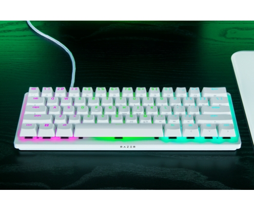 Razer RZ03-04990100-R3M1 teclado Juego USB QWERTY Inglés internacional Blanco