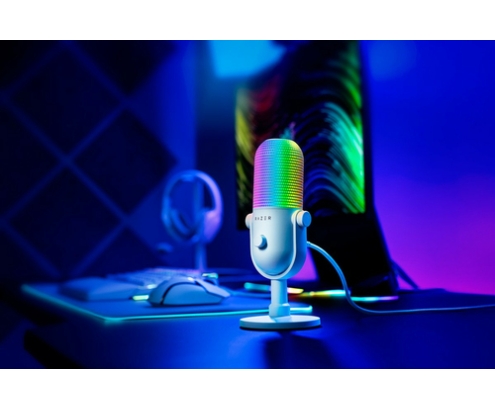 Razer Seiren V3 Chroma Blanco Micrófono para PC