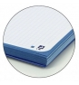 RECAMBIO OXFORD CLASSIC CUADERNO A4+ 80 HOJAS 90 GRAMOS 4 TALADROS CUADRICULA 5X5 ENMARCADO AZUL MARINO 400123672